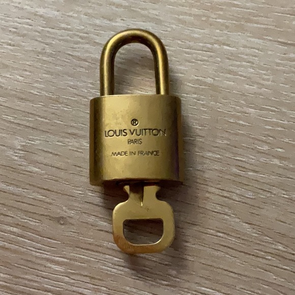 $300 Louis Vuitton Padlock Lock and Key - Picture 3 of 4